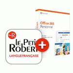 PACK DICTIONNAIRE LE PETIT ROBERT DE LA LANGUE FRANÇAISE + MICROSOFT 365 PERSONNEL
