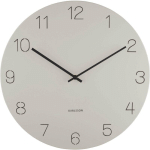 HORLOGE EN MÉTAL CHIFFRES GRAVÉS CHARM - GRIS CLAIR