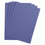 LOT DE 5 - ETIVAL COLOR PAQUET 5F A4 160G - BLEU OUTREMER