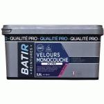 PEINTURE VELOURS MONOCOUCHE BATIR - AV750 25 L BLANC