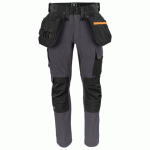 PROJOB 5551 PANTALON STRETCH CORDURA GRIS - TAILLE 38