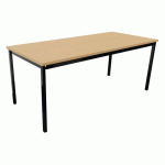 TABLE DE RÉUNION TREFF 180 X 80 HÊTRE / NOIR