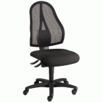 TOPSTAR SIÈGE DE BUREAU SANS ACCOUDOIR OPEN POINT DOSSIER MAILLE - NOIR