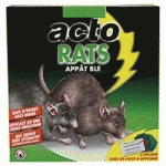 APPÂT AU BLÉ ANTI RATS ACTO 140 G