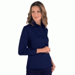 CHEMISE FEMME MANCHES LONGUES KYOTO BLEU