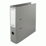 CLASSEUR À LEVIER CARTONNÉ BRUNEAU A4 MAXI - DOS 7,2 CM GRIS