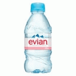 EAU MINÉRALE EVIAN BOUTEILLE 33 CL - CARTON DE 24