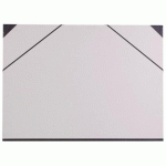 LOT DE 5 - CARTON À DESSIN BRUT À ÉLASTIQUES 52X72CM - GRIS
