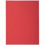 PAQUET DE 50 CHEMISES 2 RABATS SUPER 210 - 24X32CM - ROUGE - EXACOMPTA