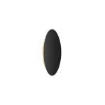 ESCALE BLADE APPLIQUE MURALE LED NOIR MAT Ø 24 CM