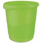 ESSELTE CORBEILLE À PAPIER VIVIDA EN POLYSTYRÈNE CONTENANCE 14 LITRES DIM. L28,5 X H30,5 X P32,5 CM VERT