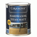 HUILE POUR PARQUETS ET MEUBLES EN BOIS HARDWAX OIL TITAN 750 ML - SATIN CIRANOVA