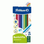 LOT DE 8 - CRAYONS DE COULEUR STANDARD, ÉTUI EN CARTON DE 12