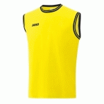 MAILLOT DE BASKET SANS MANCHE - JAKO - CENTER 20 JAUNE