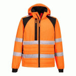 PORTWEST CD863 VESTE HYBRID BAFFLE WX2 ECO-CONÇU HV ORANGE/NOIR - TAILLE S