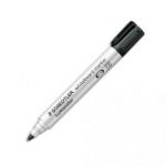STAEDTLER MARQUEUR EFFAÇABLE À SEC POUR TABLEAUX BLANCS POINTE OGIVE ENCRE À BASE D'ALCOOL NOIRE 351