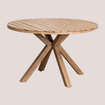 TABLE DE JARDIN RONDE EN BOIS NAELE SKLUM Ø120 CM - Ø120 CM