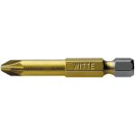 WITTE - 27541 - EMBOUT POZIDRIV GUIDE TIN STANDARD 1/4 LONG (PZ1X50)