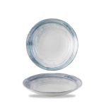 ASSIETTE CREUSE ROND BLEU PORCELAINE Ø 24,5 CM FINCA DUDSON