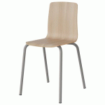 CHAISE MALIBU 4P T7 COQUE ACACIA LAK 1277 / ALU GRIS 9006 - MANUTAN EXPERT