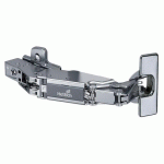 CHARNIÈRE INVISIBLE 165° SENSYS 8657 - SANS AMORTISSEMENT - VIS E45 APPX10 HETTICH