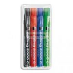 EDDING POCHETTE DE 4 MARQUEURS PERMANENTS POINTE OGIVE ASSORTIS E-2000 4216000