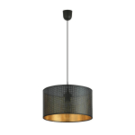 EULUNA SUSPENSION ASTON, Ø 35 CM, NOIRE/DORÉE
