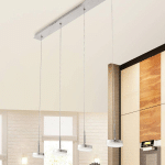 FABAS LUCE DUNK SUSPENSION LED À QUATRE LAMPES