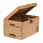 LOT DE 10 - CAISSE ARCHIVES CARTON BANKERS BOX BY FELLOWES H 39 X L 29,3 X P 56 CM