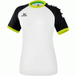 MAILLOT FÉMININ MC ZENARI 30 BLANC/NOIR ERIMA
