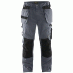 PANTALON DE TRAVAIL ARTISAN GRIS/NOIR TAILLE 40 - BLAKLADER