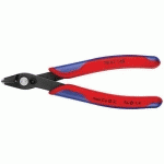 PINCE COUPANTE ÉLECTRONIQUE SUPER KNIPS® XL 140MM SUR CARTE - KNIPEX