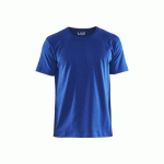 T-SHIRT DE TRAVAIL RESPIRANT 100% COTON UNI 3525 - BLEU ROI - M BLAKLADER