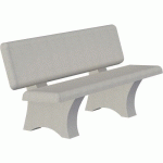 BANC AUGUSTA BÉTON GRIS SABLÉ