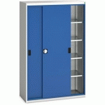 BOTT 1 ARMOIRE VERSO PORTES COULISSANTES AVEC 4 TABLETTES 1300X550X2000_BOTT