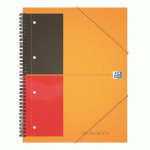 CAHIER SPIRALE OXFORD INTERNATIONAL MEETINGBOOK 24 X 32 CM - BLANC LIGNÉ - 160 PAGES