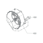 DEMI-CUVE ARRIERE POUR LAVE-LINGE LG AJQ73294005