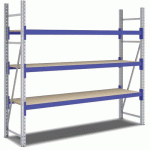 KIT RAYONNAGE DÉPART 2000X2200X600 MM 3 NIVEAUX 1650 KG - BITO