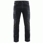 PANTALON DE TRAVAIL SERVICES DENIM STRETCH MARINE/NOIR TAILLE 56C - BLAKLADER