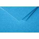 PAQUET DE 20 ENVELOPPES POLLEN 125X138MM 120G/M² - BLEU TURQUOISE - LOT DE 4