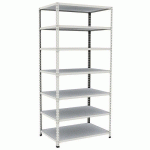 RAYONNAGE D'ARCHIVES RAPID 2 1980X915X610 7 TAB METAL GRIS