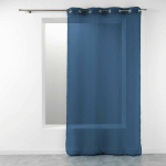 RIDEAU VOILAGE ÉTAMINE TELMA 140X280CM BLEU MARINE