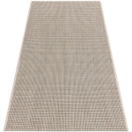 TAPIS EN CORDE SIZAL FLOORLUX 20580 PLAINE COULEUR UNIE - CHAMPAGNE / TAUPE BEIGE 160X230 CM