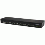 STARTECH.COM HUB SÉRIE RS232 À 8 PORTS - ADAPTATEUR USB VERS 8X DB9 RS232 À MONTAGE EN RACK