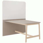 STATION DE TRAVAIL BLOIS 160X120 CM ARGILE - ENOND MOBILIER