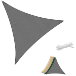 SEKEY - VOILE D'OMBRAGE HDPE PERMÉABLE 5×5×5M, ANTHRACITE