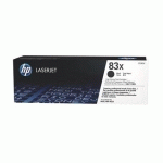 HP 83X -CF283X TONER HAUTE CAPACITÉ NOIR POUR IMPRIMANTE LASER - HP