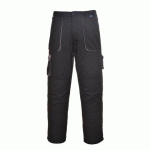 LOT DE 2 - PORTWEST TX11 PANTALON TEXO CONTRAST NOIR - TAILLE S - STANDARD