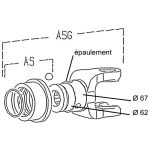 MACHOIRE ASG W2500 1''3/8-Z21 36X89