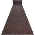 PAILLASSON ANTIDÉRAPANT POUR LES MÈTRES COURANTS 200 CM SAMOS 0300 TRAPPER EXTÉRIEUR, INTÉRIEUR, SUR CAOUTCHOUC - MARRON BROWN 200X270 CM